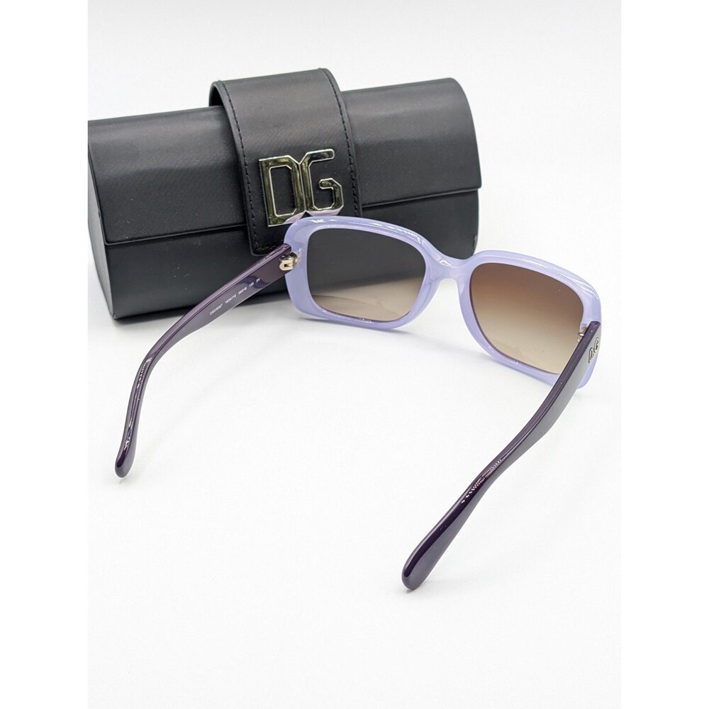 Dolce & Gabbana Lavender Gradient Square Sunglasses - Picture 8 of 16